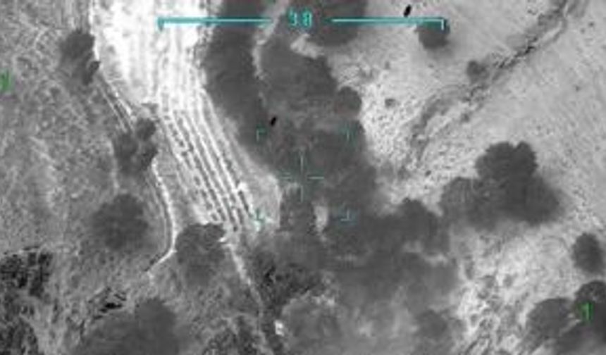 Irak'ın kuzeyindeki terör hedefleri böyle vuruldu